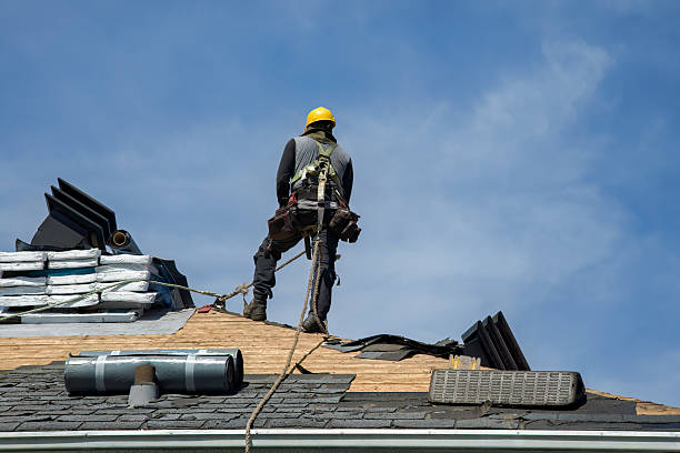 Professional Roofing technician working in Pembroke, NC
